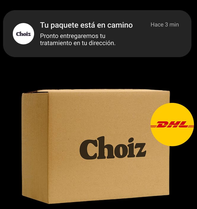 Caja de Choiz lista para ser enviada