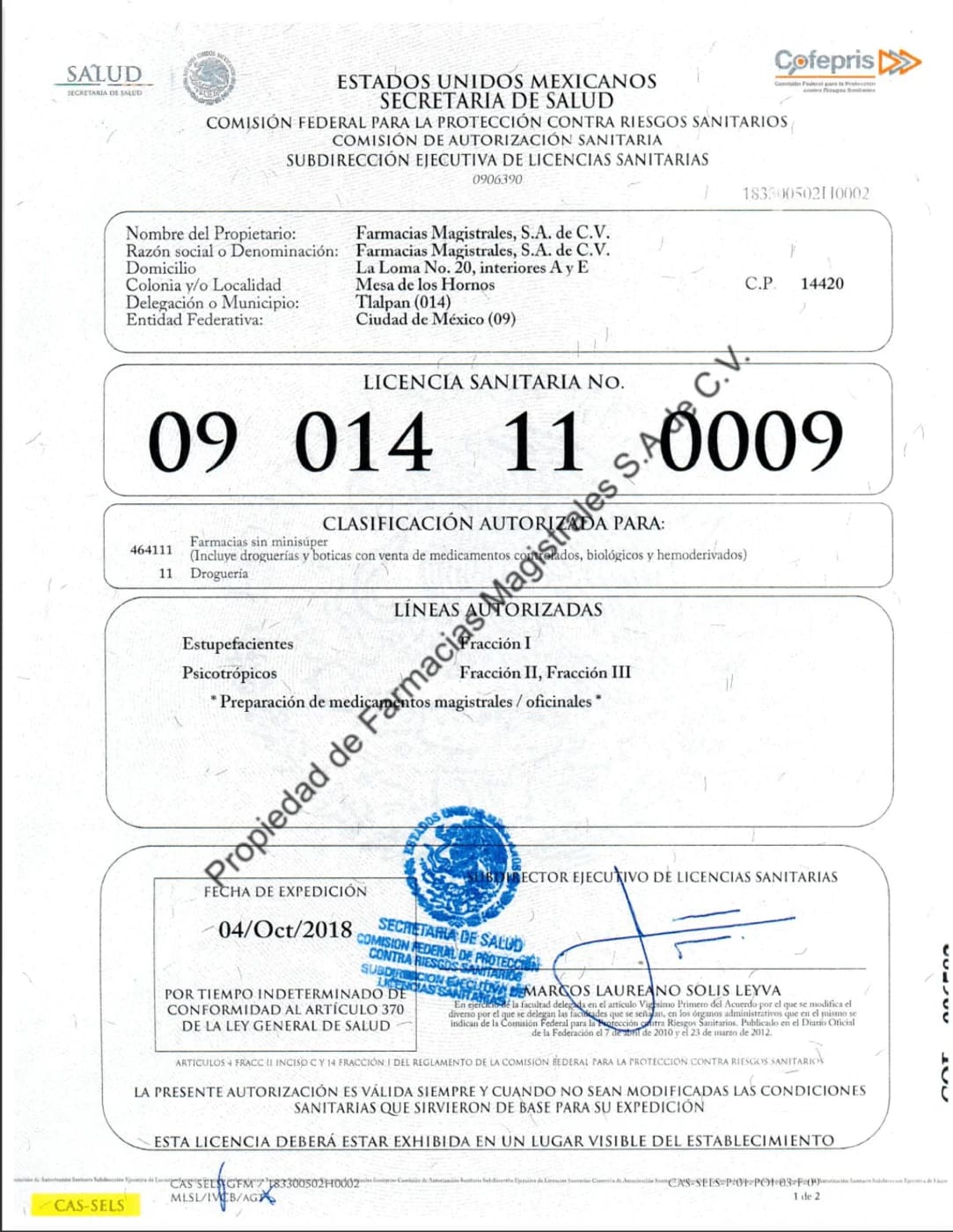 regulaciones
